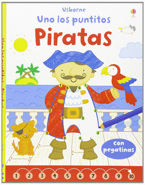 UNO LOS PUNTITOS: PIRATAS (CON PEGATINAS)