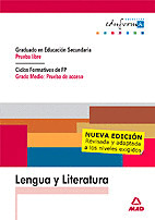 LENGUA Y LITERATURA. GRADUADO EN EDUCACION SECUNDARIA (PRUEBA LIBRE). CICLOS FOR