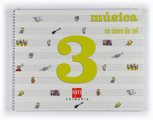 TABLET: MUSICA, EN CLAVE DE SOL. 3 PRIMARIA