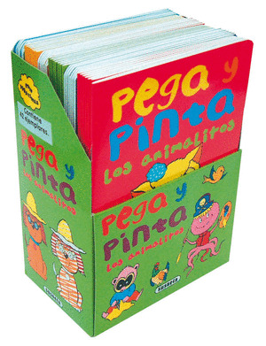PEGA Y PINTA LOS ANIMALITOS (6 TITULOS)