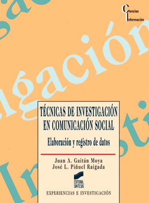 TÉCNICAS DE INVESTIGACIÓN EN COMUNICACIÓN SOCIAL