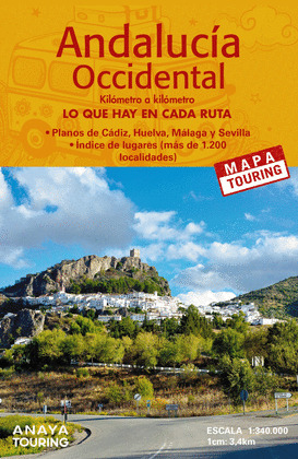 ANDALUCÍA OCCIDENTAL (MAPA DE CARRETERAS)
