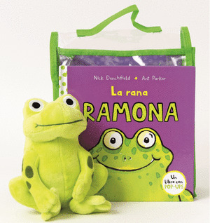 PACK LA RANA RAMONA: LIBRO + MUÑECO DE PELUCHE