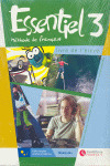 ESSENTIEL, METHODE DE FRANÇAIS, 3 ESO