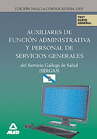 TEST PARTE GENERAL AUXILIARES ADMINISTRATIVA Y PSG DEL  SERGAS