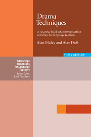 DRAMA TECHNIQUES 3RD EDITION