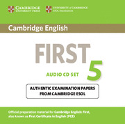 CAMBRIDGE ENGLISH FIRST 5 AUDIO CDS (2)