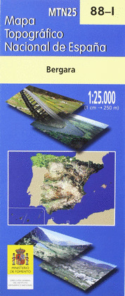 BERGARA MAPA TOPOGRAFICI NACIONAL DE ESPAÑA