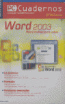 PC CUADERNOS, WORD 2003