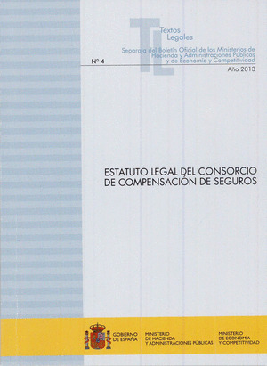 ESTATUTO LEGAL DEL CONSORCIO DE COMPENSACIÓN DE SEGUROS
