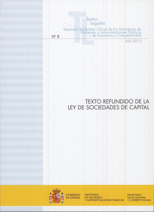 TEXTO REFUNDIDO DE LA LEY DE SOCIEDADES DE CAPITAL