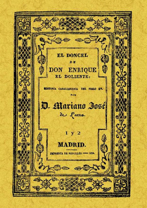 EL DONCEL DE DON ENRIQUE EL DOLIENTE (OBRA COMPLETA)