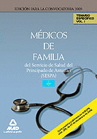 MEDICOS DE FAMILIA ( SERVICIO SALUD ASTURIAS - SESPA ) TEMARIO ESPEC.1