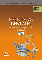 HIGIENISTAS DENTALES DEL SERGAS. TEMARIO II PARTE ESPECIFICA