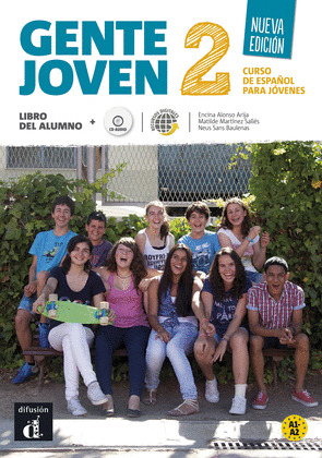 GENTE JOVEN, 2. LIBRO DEL ALUMNO + CD AUDIO Y RECURSOS DIGITALES (NIVELES A1-A2)
