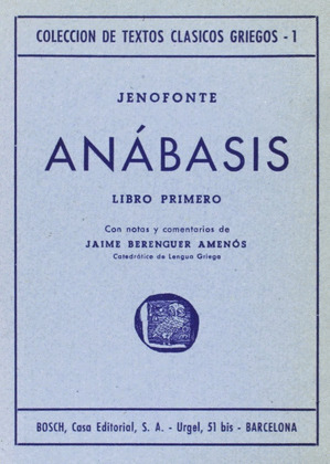 ANABASIS, I