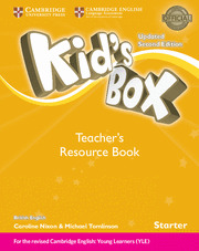 KID'S BOX STARTER TEACHER'S RESOURCE BOOK WITH ONLINE AUDIO BRITISH ENGLISH