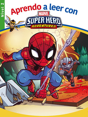 APRENDO A LEER CON MARVEL SUPERHÉROES AVENTURES. NIVEL 2
