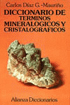 DICCIONARIO DE TÉRMINOS MINERALÓGICOS Y CRISTALOGRÁFICOS
