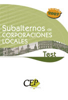 TEST SUBALTERNOS DE CORPORACIONES LOCALES