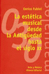 LA ESTETICA MUSICAL DESDE ANTIGUEDAD HASTA S. XX