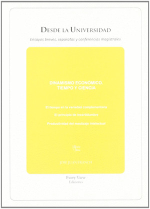 DINAMISMO ECONOMICO, TIEMPO Y CIENCIA
