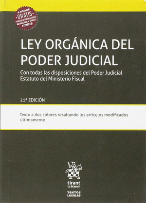 LEY ORGANICA PODER JUDICIAL 2017