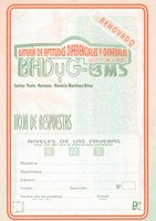 BADYG E3-M-S. HOJA DE RESPUESTAS (PACK 25 UNIDS.) (RENOVADO)