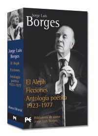 ESTUCHE JORGE LUIS BORGES: EL ALEPH. FICCIONES. ANTOLOGIA POETICA, 1923-1977