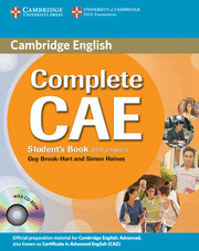 CAMBRIDGE COMPLETE CAE. STUDENT'S BOOK WITH ANSWERS + CD ROM