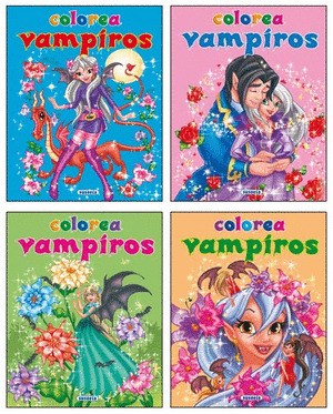 VAMPIROS  COLOREA  (4 TITULOS)