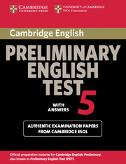 PRELIMINARY ENGLISH TEST 5 WITH ANSWERS
