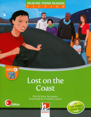 LOST ON THE COAST  (BOOK + CD-ROM  AUDIO CD)