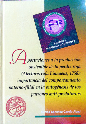 APORTACIONES A LA PRODUCCIÓN SOSTENIBLE DE LA PERDIZ ROJA