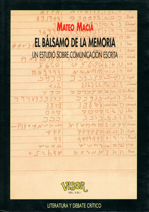 BALSAMO DE LA MEMORIA