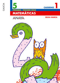 CADERNO MATEMATICAS 1º TRIMESTRE 5º PRIMARIA (G) DEIXA MARCA