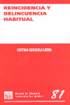 REINCIDENCIA Y DELINCUENCIA HABITUAL