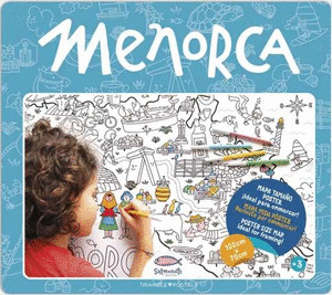 MENORCA MAPA PARA COLOREAR