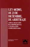 LEY 60/2003 DE 23 DICIEMBRE ARBITRAJE