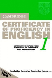 (2 CASS.)  1 CAMBRIDGE CERTIFICATE PROFICIENCY