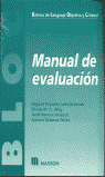 BLOC: BATERIA LENGUAJE OBJETIVA Y CRITERIAL (MANUAL Y 3 CUAD