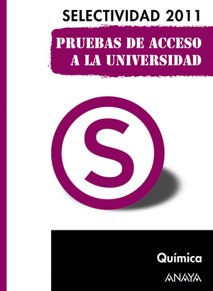 QUÍMICA. PRUEBAS DE ACCESO A LA UNIVERSIDAD.