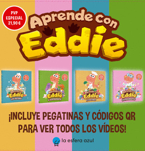 PACK APRENDE CON EDDIE: LAS RUTINAS. A DISFRAZARTE. A COCINAR. EXPERIMENTOS