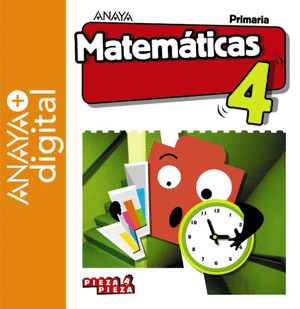 MATEMATICAS 4. PRIMARIA. ANAYA + DIGITAL.
