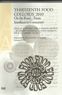 THIRTEENTH FOOD COLLOIDS 2010.