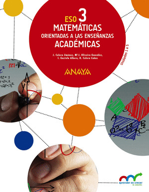MATEMATICAS ORIENTADAS A LAS ENSEÑANZAS ACADEMICAS 3. TRIMESTRES.