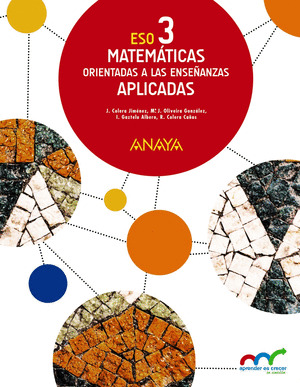 MATEMATICAS ORIENTADAS A LAS ENSEÑANZAS APLICADAS 3º ESO