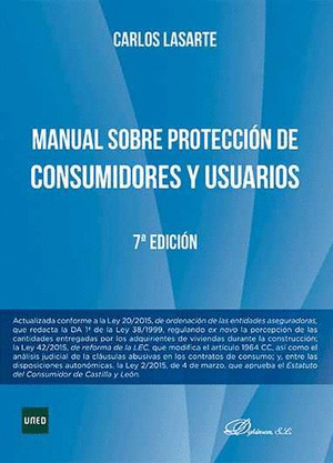 MANUAL SOBRE PROTECCIÓN DE CONSUMIDORES Y USUARIOS