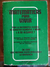MATEMATICAS PARA VIVIR