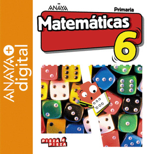 MATEMATICAS 6. PRIMARIA. ANAYA + DIGITAL.